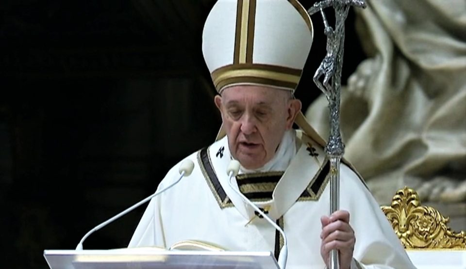 POPE FRANCIS EASTER VIGIL 2020 HOMILY: "GOD MAKES EVERYTHING WORK UNTO THE GOOD." 4