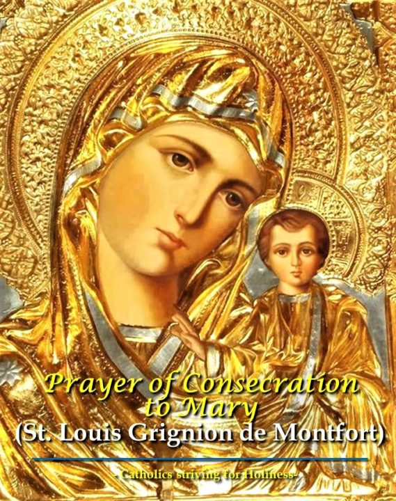 April 28: ST. LOUIS GRIGNION DE MONTFORT, Priest. Short bio and reading + Prayer of Consecration to Mary 2