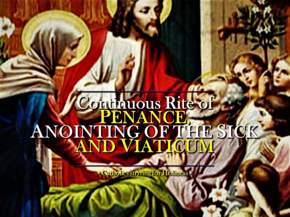 CONTINUOUS RITE OF PENANCE