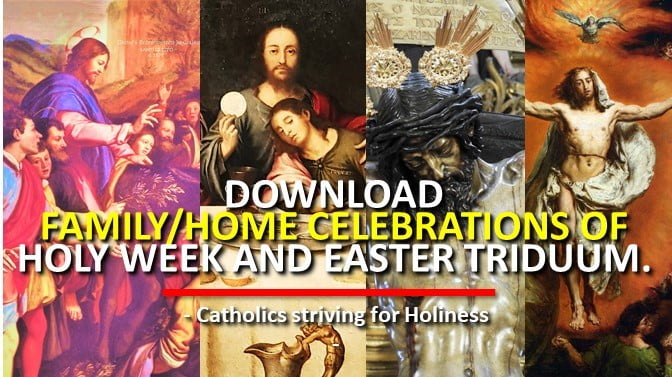 DOWNLOAD: FAMILY/HOME CELEBRATIONS OF HOLY WEEK AND EASTER TRIDUUM. 6