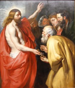 Christ_giving_the_Keys_of_Heaven_to_St._Peter_by_Peter_Paul_Rubens_-_Gemäldegalerie_-_Berlin_-_Germany_2017 4