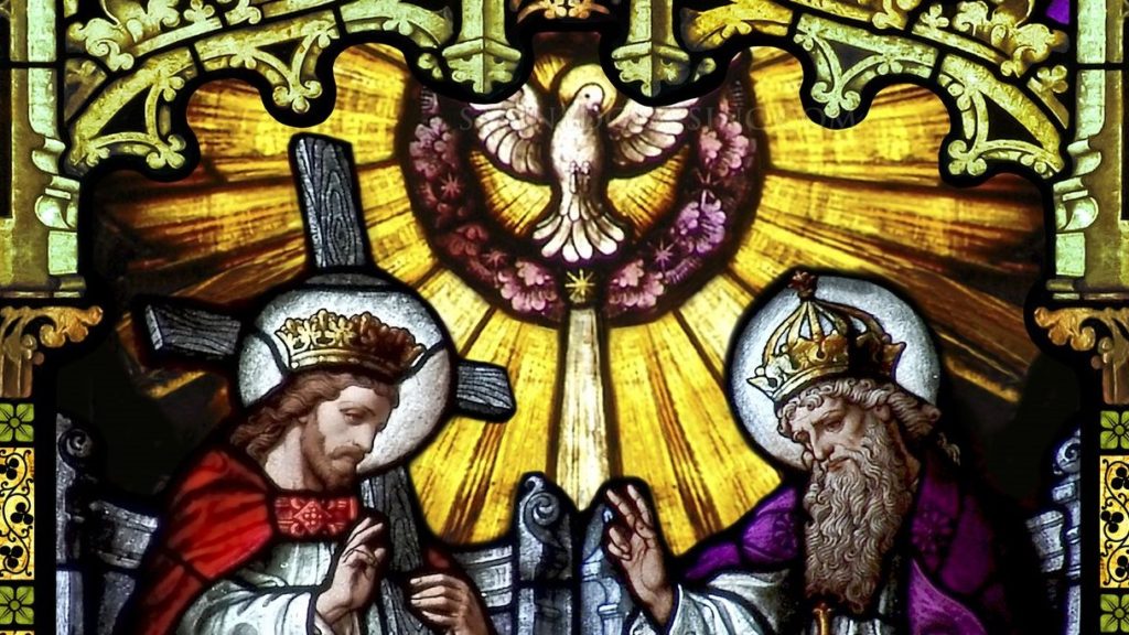holy trinity by stainedglassinc
born of the holy spirit