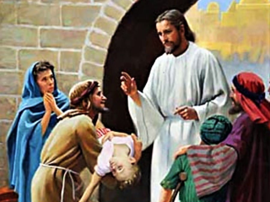 DAILY GOSPEL COMMENTARY: THE CURING OF THE EPILECTIC BOY (Mt 17:14–20). 1