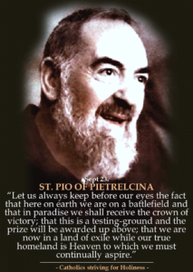 Padre Pio quotes