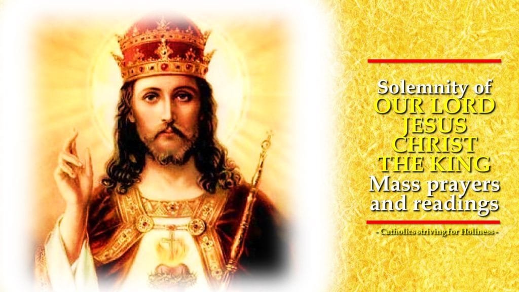 Christ The King (A) - Catholics Striving For Holiness