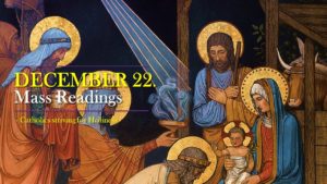 december 22 mass prayers and readings
