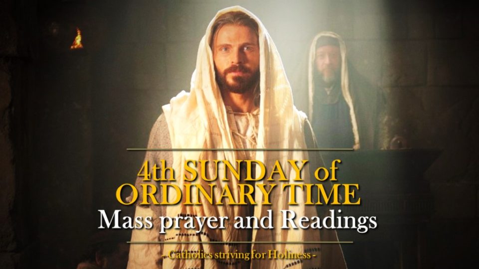4th SUNDAY IN ORDINARY TIME c YEAR B