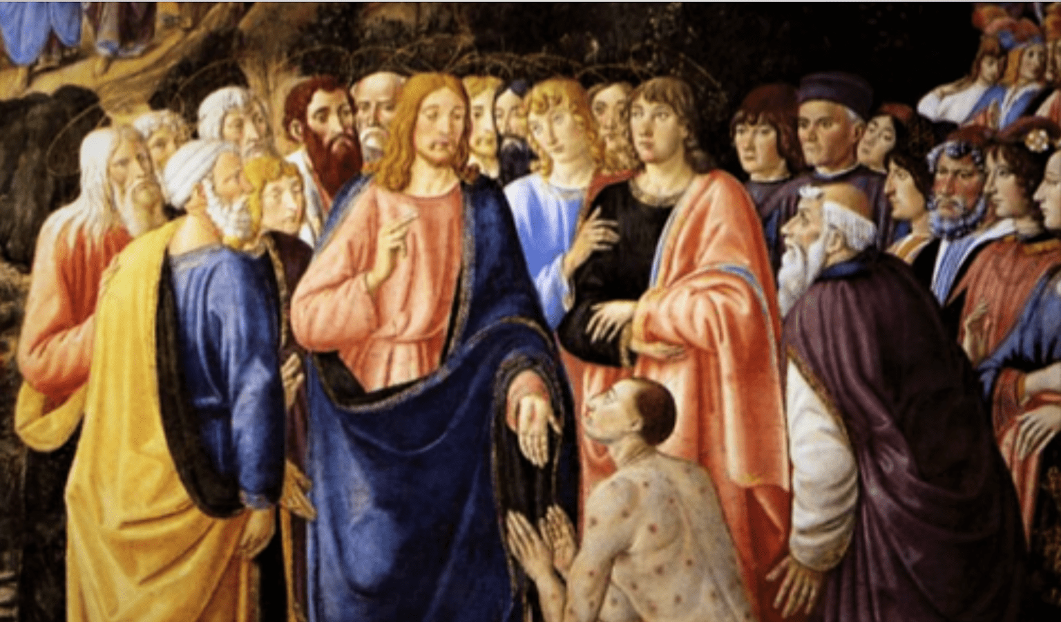 Jesus-cures-the-leper-by-Cossimo-Roselli - Catholics Striving For Holiness