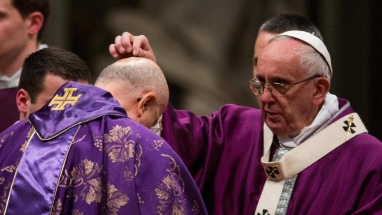 POPE FRANCIS ON ASH WEDNESDAY. HOMILIES 5 papa_francesco_quaresima_ceneri_lapresse_2019