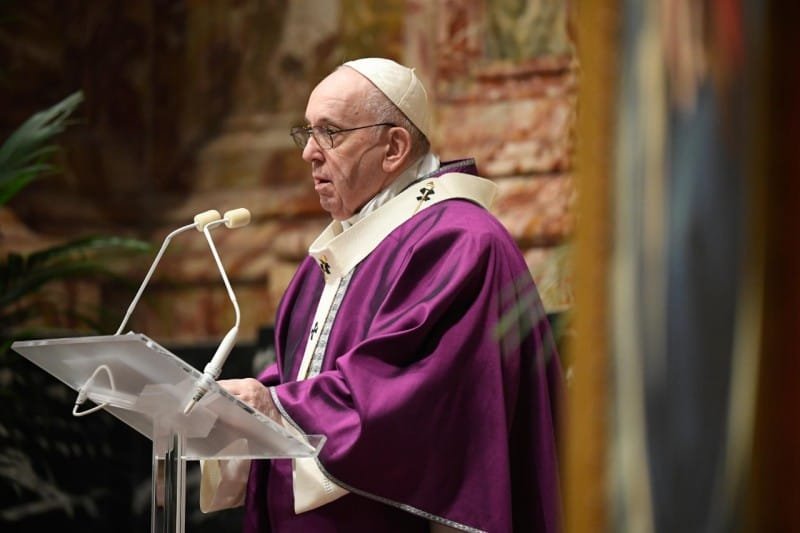 POPE FRANCIS ASH WEDNESDAY 2021 HOMILY 2