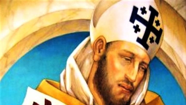 March 18: ST. CYRIL OF JERUSALEM, BISHOP AND DOCTOR OF THE CHURCH. Short bio and reading. 6 Cyril of Jerusalem