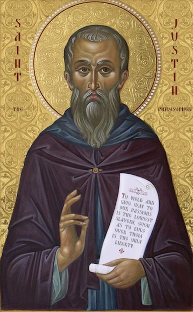 June 1: SAINT JUSTIN, Philosopher and Martyr (c. 100-165). 4
