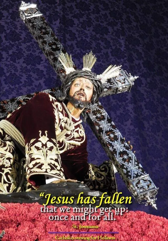 THE WAY OF THE CROSS 3: JESUS FALLS THE FIRST TIME. 2 JESUS FALLS THE FIRST TIME