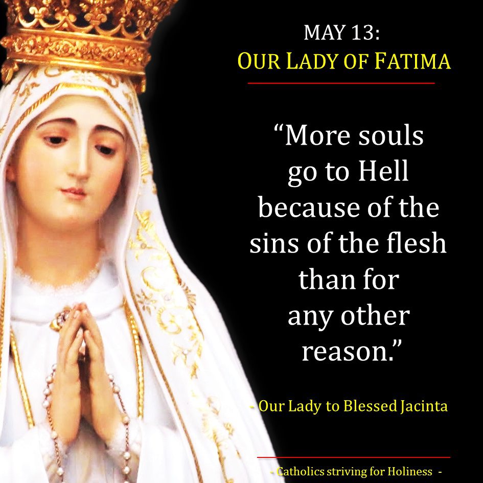 our lady of Fatima message 7