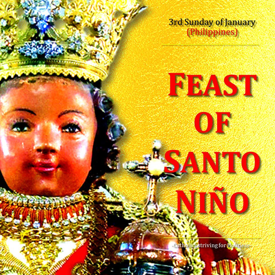 Santo niño sunday happy feast of santo niño